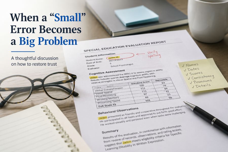 easyReportPRO blog - Small Errors - Big Problems